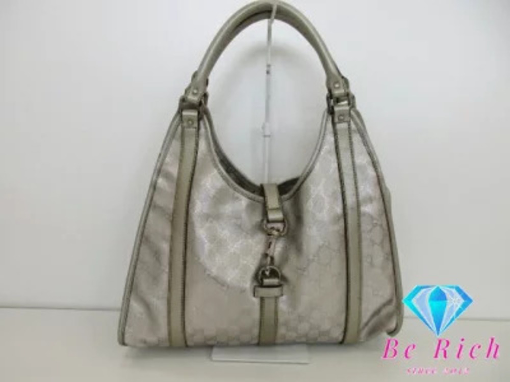 Gucci Bag One GG Shima Leather Handbag Hobo Imprime Supreme